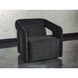 Kendrick Abbington Black Swivel Lounge Chair, Swivel
